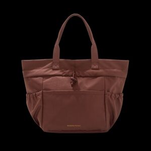 Modern Picnic -- Brown Lunch Tote PLEASE PAY ATTENTION - SHIPPING IS FREE